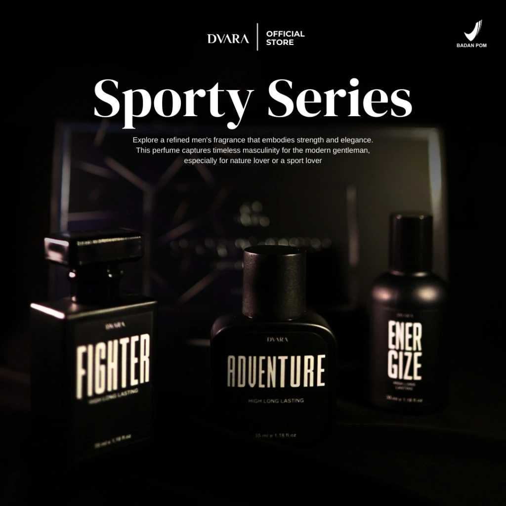 DVARA SPORTY SERIES HIGH LONG LASTING PARFUM PREMIUM MEWAH TAHAN LAMA