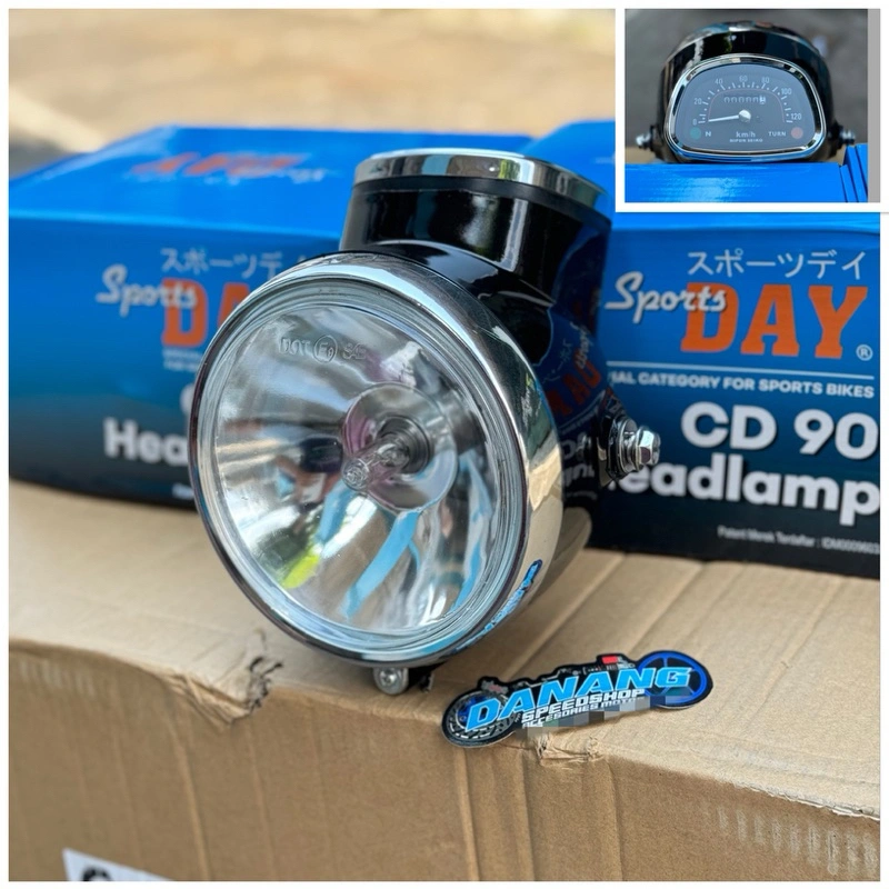 Batok CD90 CD 90 Set Reflektor Kaca Bening + Speedo Sports Day Viber CB GL