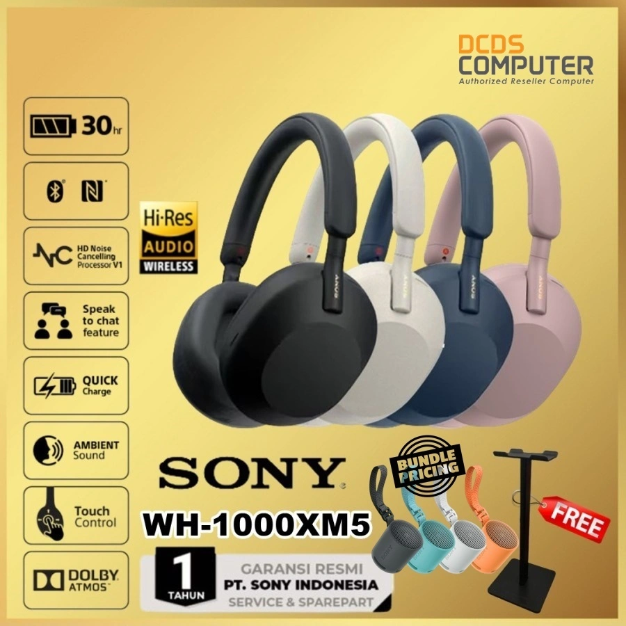Sony WH-1000XM5 / WH1000 XM5 / WH1000XM5 noise-cancelling headphones