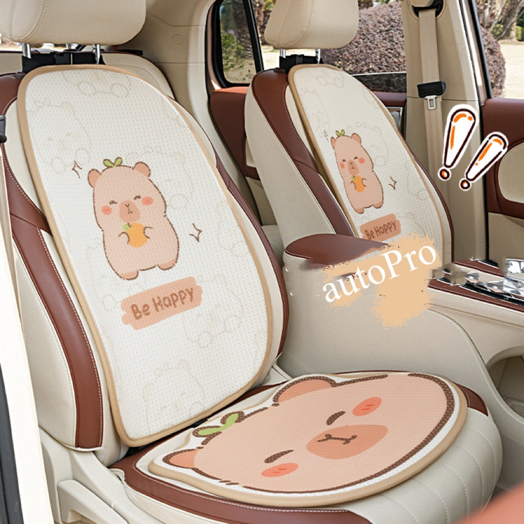 Alas Duduk dan Alas Sandaran Kursi Jok Mobil Depan/Bahan Premium Anti Slip /Bahan Empuk /Cover Sandaran Kursi Jok Mobil/Cushion&Back
