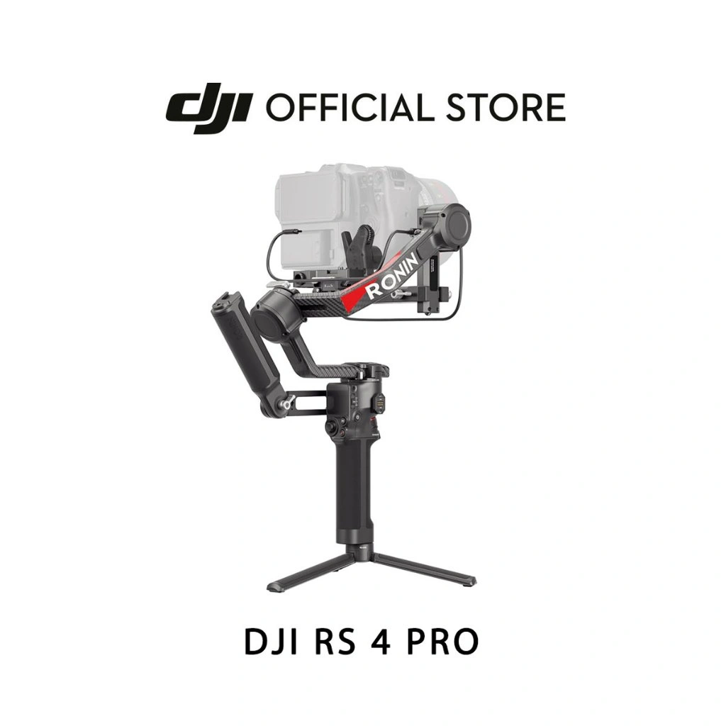 DJI RS 4 Pro - Gimbal Stabilizer | 2nd-Gen Native Vertical Shooting | 4.5kg (10lbs) Payload | Support Dual Focus & Zoom Motors