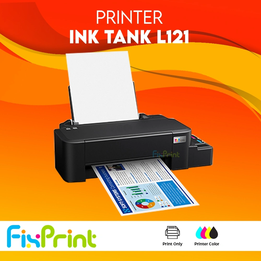 Printer Epson L121 A4 Ink Tank Printer Epson L121 L 121 l121 Infus System Garansi Resmi Original Ori Print Foto Warna INKTANK MODIF INFUS PABRIK Print Foto Photo Pengganti Epson L120 l120
