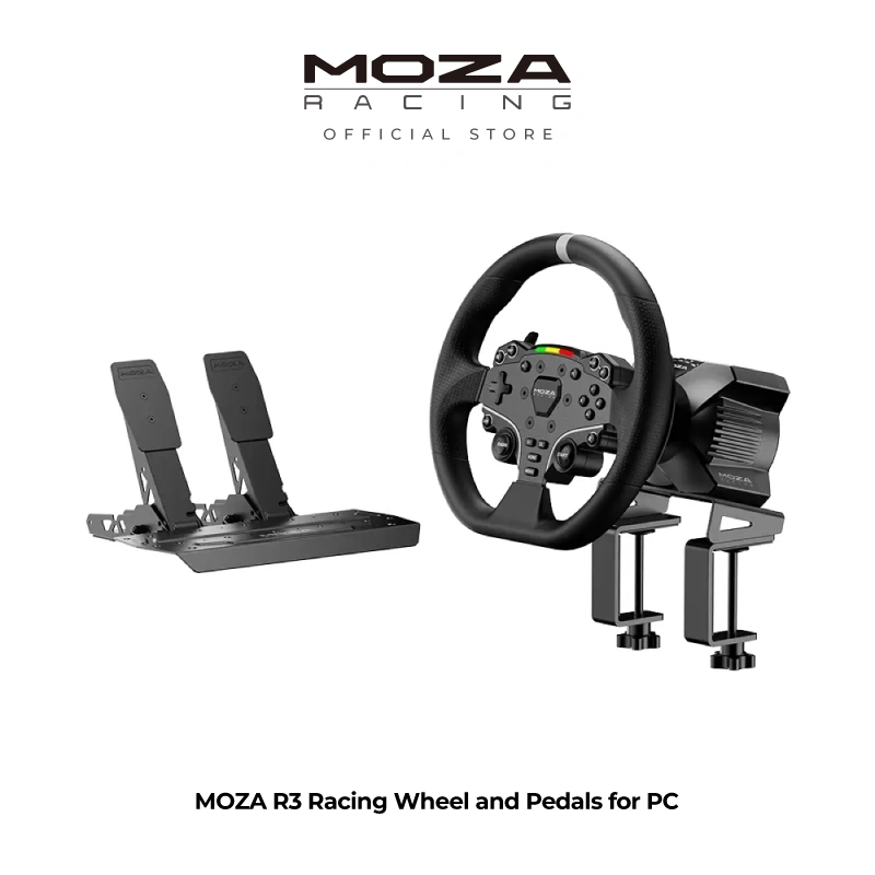 MOZA Racing R3 Direct Drive Bundle Racing Steering Wheel For PC ONLY