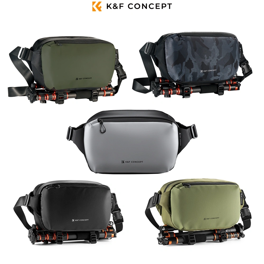 K&F Concept Tas Kamera Alpha Camera Sling Bag 10L Photography Shoulder Bag
