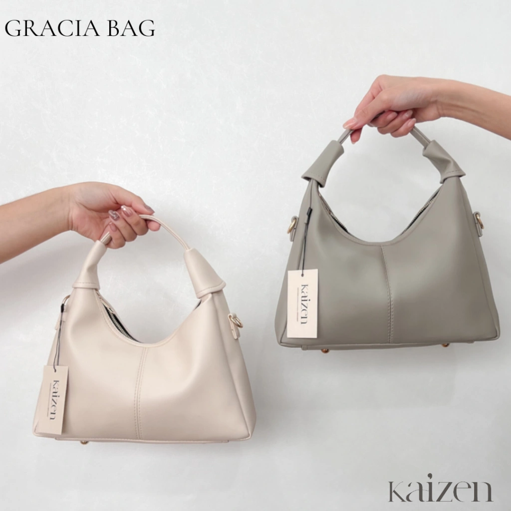 KAIZEN | Gracia Handbag | Slingbag Wanita Korea | Tas Selempang Kulit