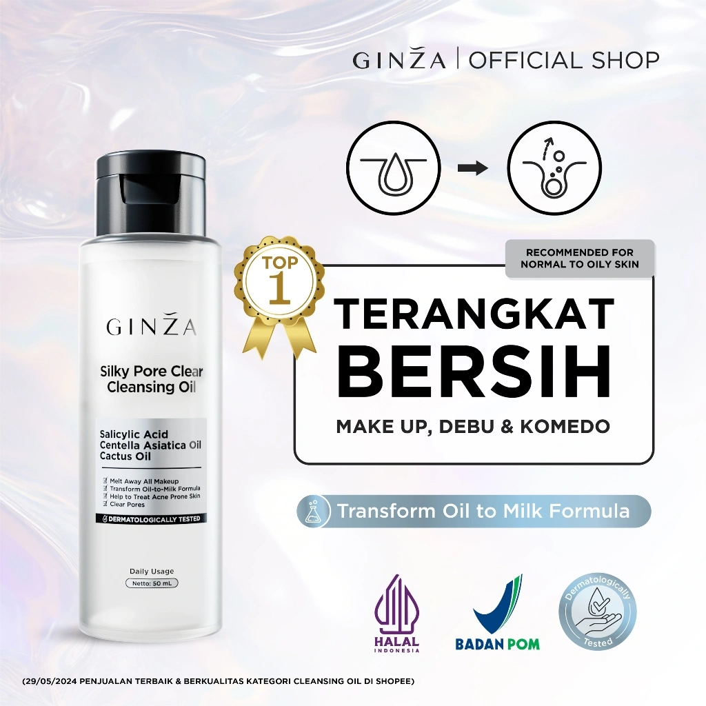 Ginza Cleansing Oil Travel Size 50 ml - Makeup Remover