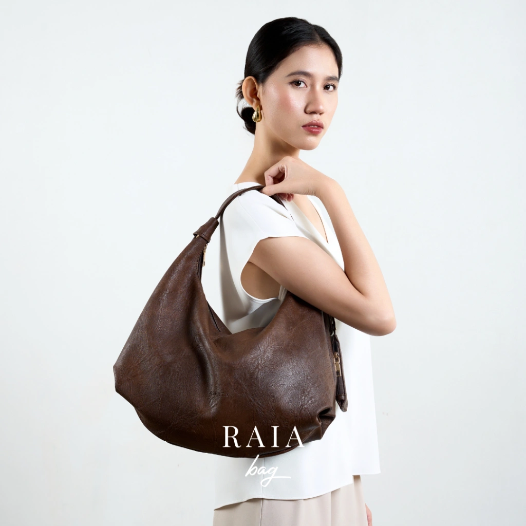 Raia bag - AMRETA - HOBO BAG - SHOULDER BAG - HAND BAG - TAS IPAD FIT 11 INCH