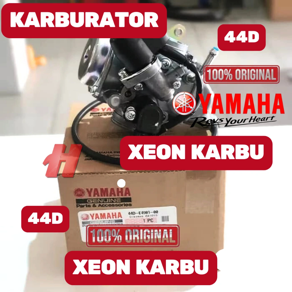 GRANSI ORIGINAL KARBURATOR ASLI ORIGINAL YAMAHA KODE 44D XEON KARBU ORIGINAL ASLI MIKUNI ORI XEON