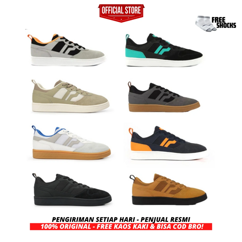SEPATU SKATE SNEAKERS PIERO JORGE ORIGINAL 100% BNIB