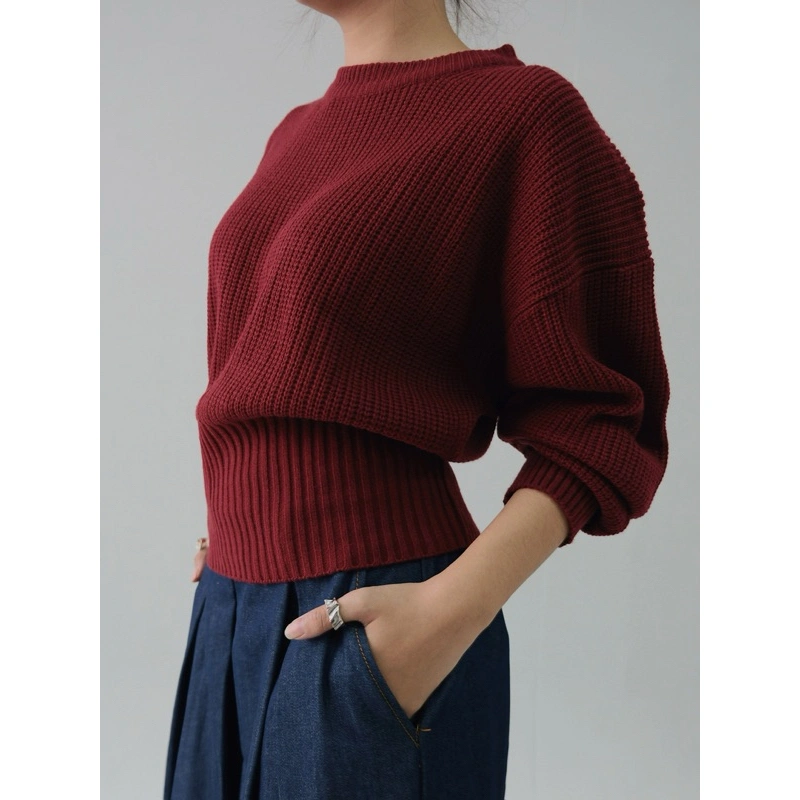 PUFF IT UP - Issa Puffy Sleeve Sweater / Knit Sweater / Sweater Rajut / Sweater Batwing / Sweater Rajut Batwing8