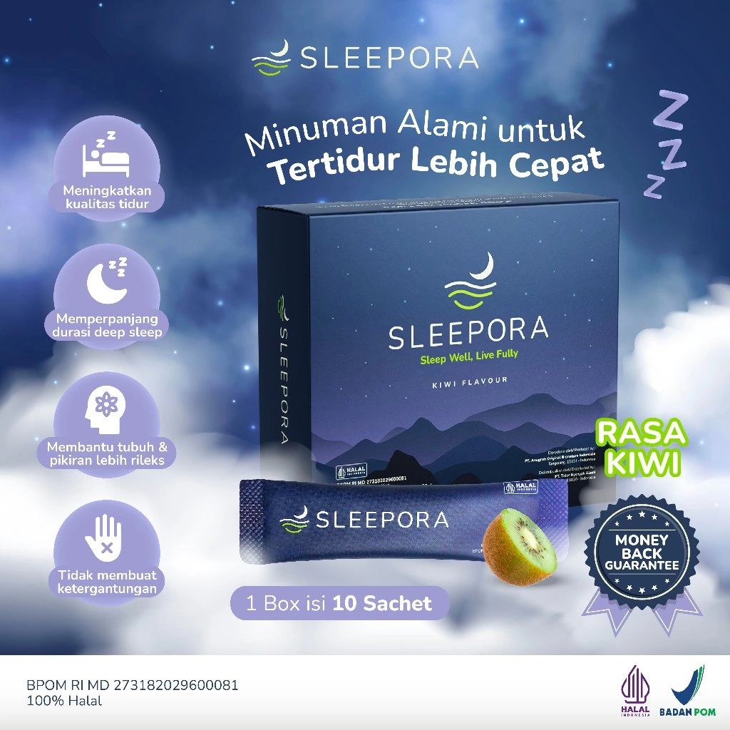 Sleepora – Minuman Alami Untuk Bantu Deep Sleep