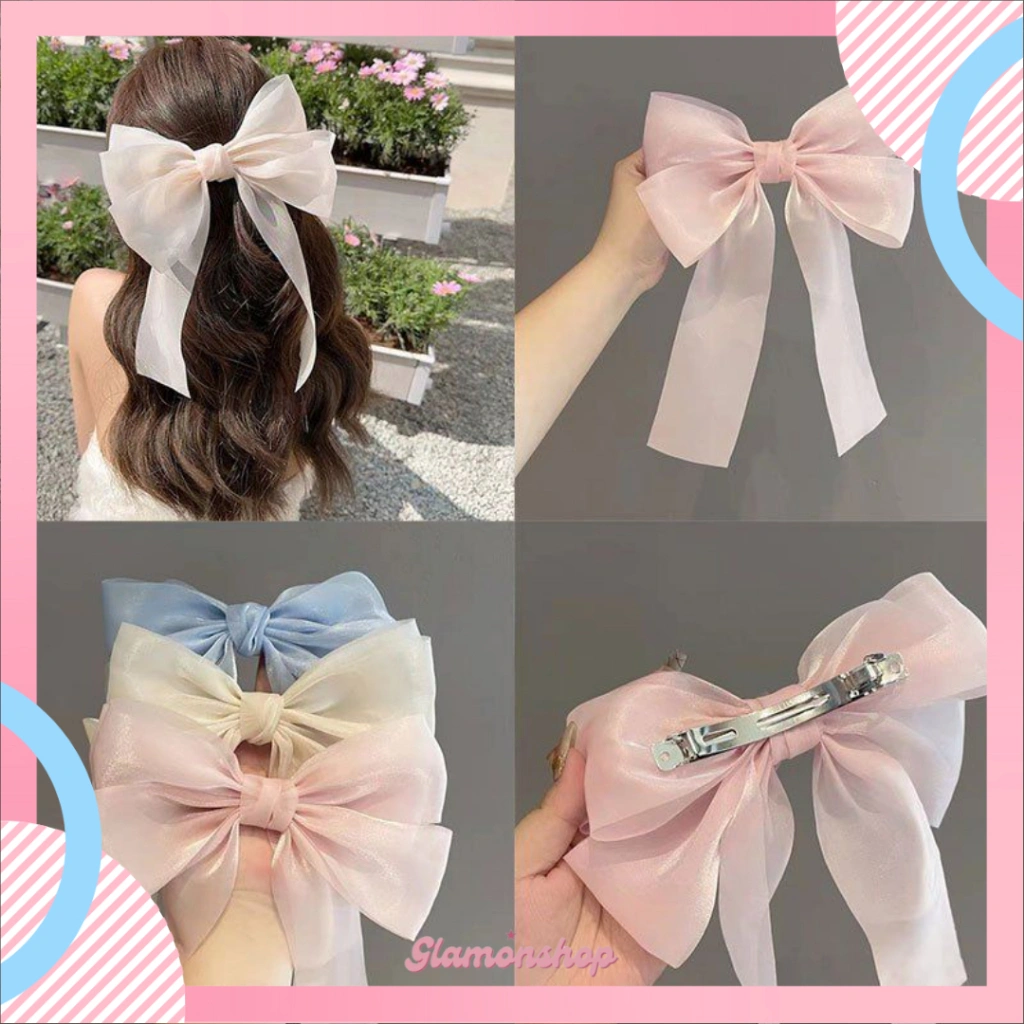 GS JR562 Jepit Rambut Wanita Jepit Rambut Hairpin Pita Korea Fashion Pita Kupu-kupu Wanita