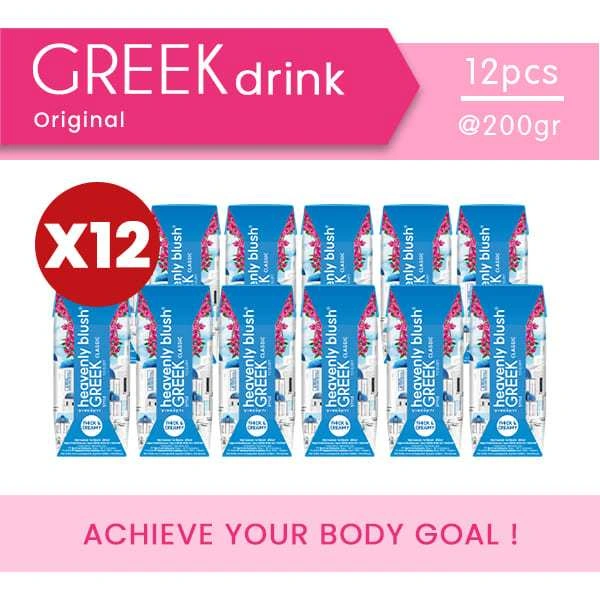 Yogurt Heavenly Blush Greek Classic [12 x 200ml]