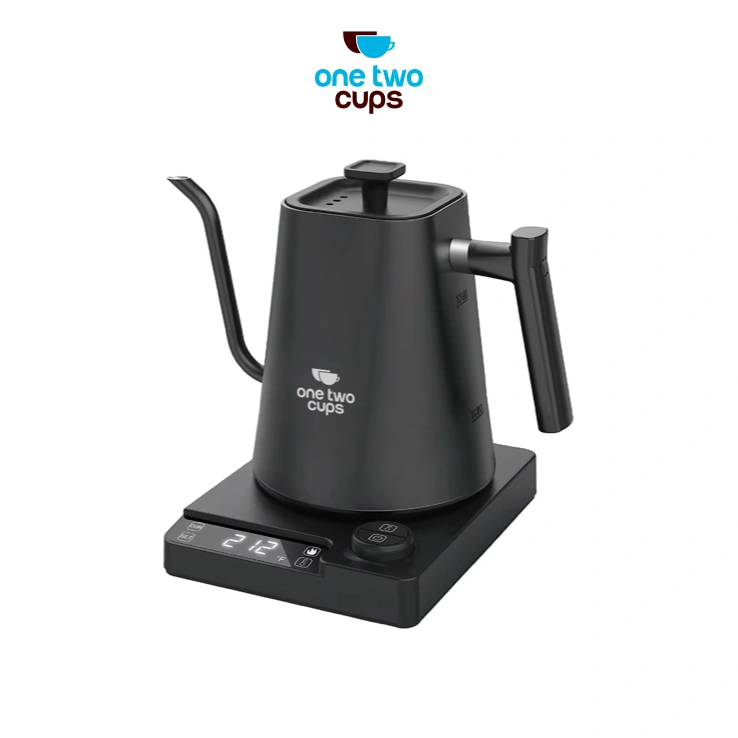 One Two Cups Teko Listrik Kopi Pemanas Air Leher Angsa 1200W 1L - KT10 PRO