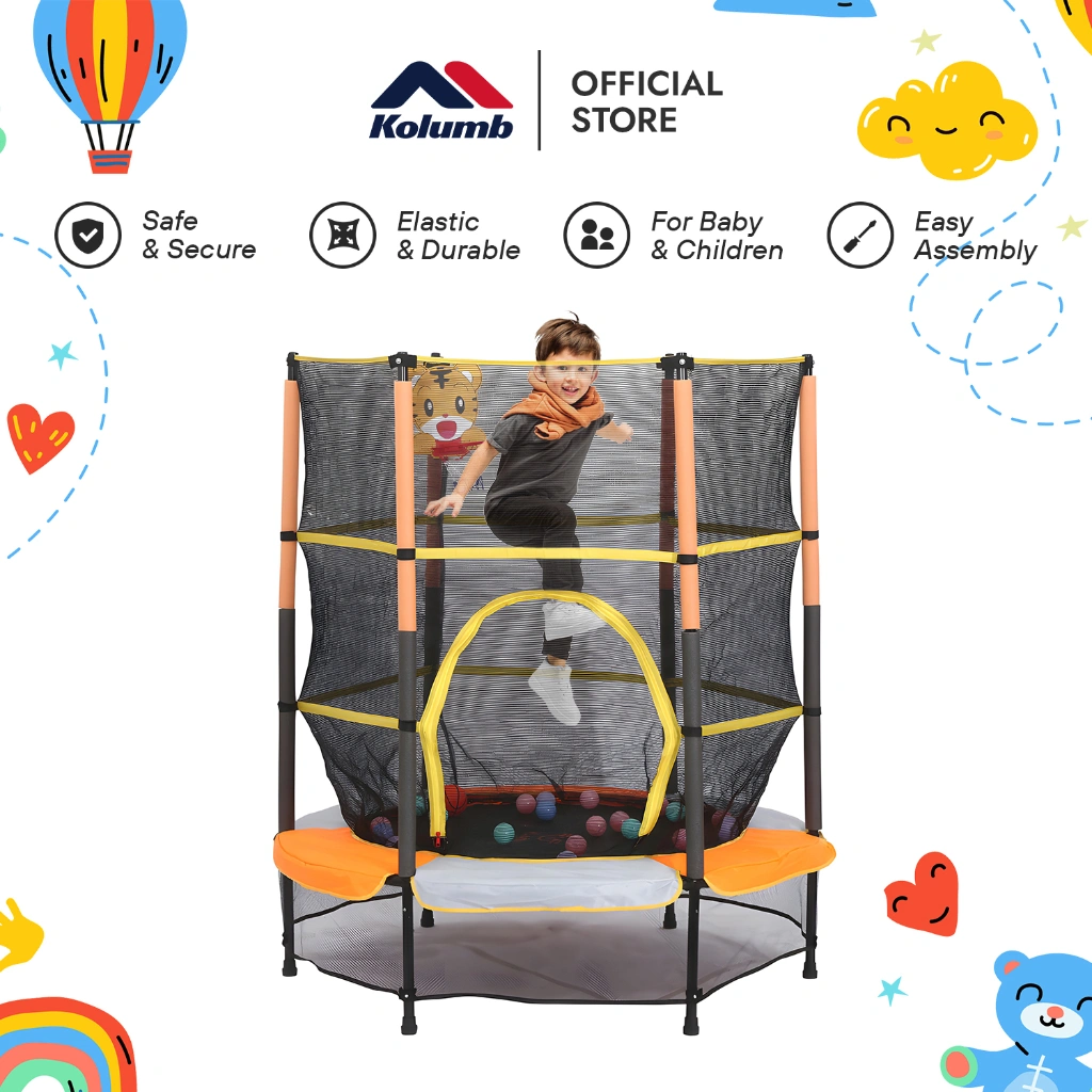 Kolumb Trampolin Anak/Trampoline Mainan Anak Viral Diameter 140cm - YDF1004