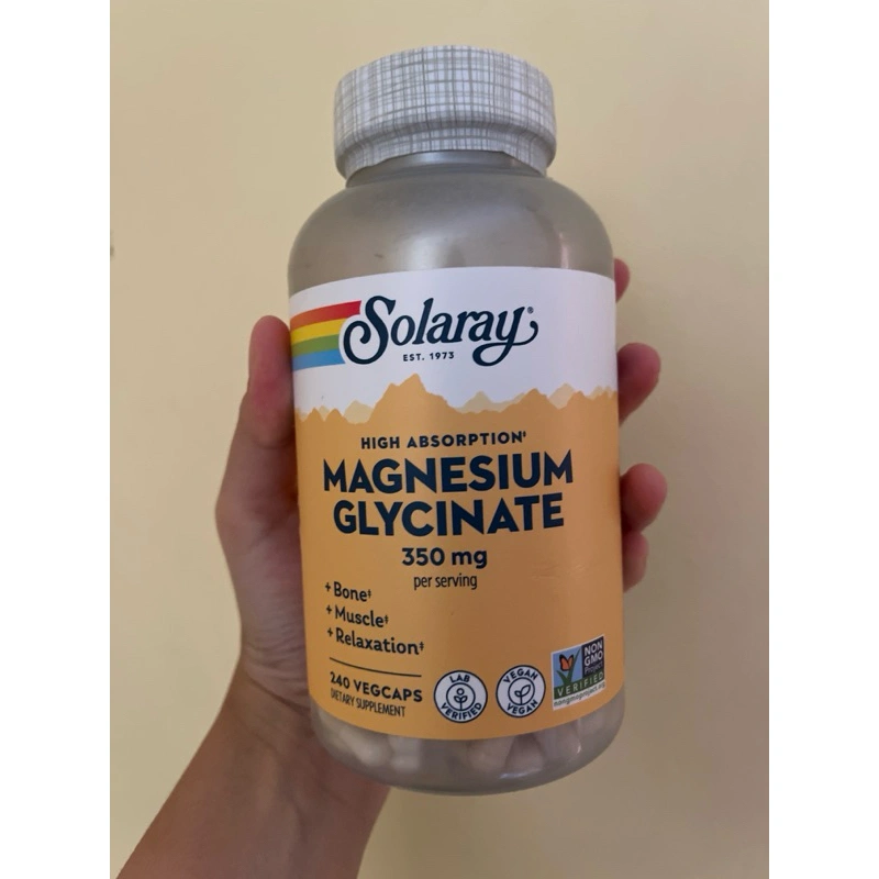 Solaray High Absorption Magnesium Glycinate 350 mg 120 Caps