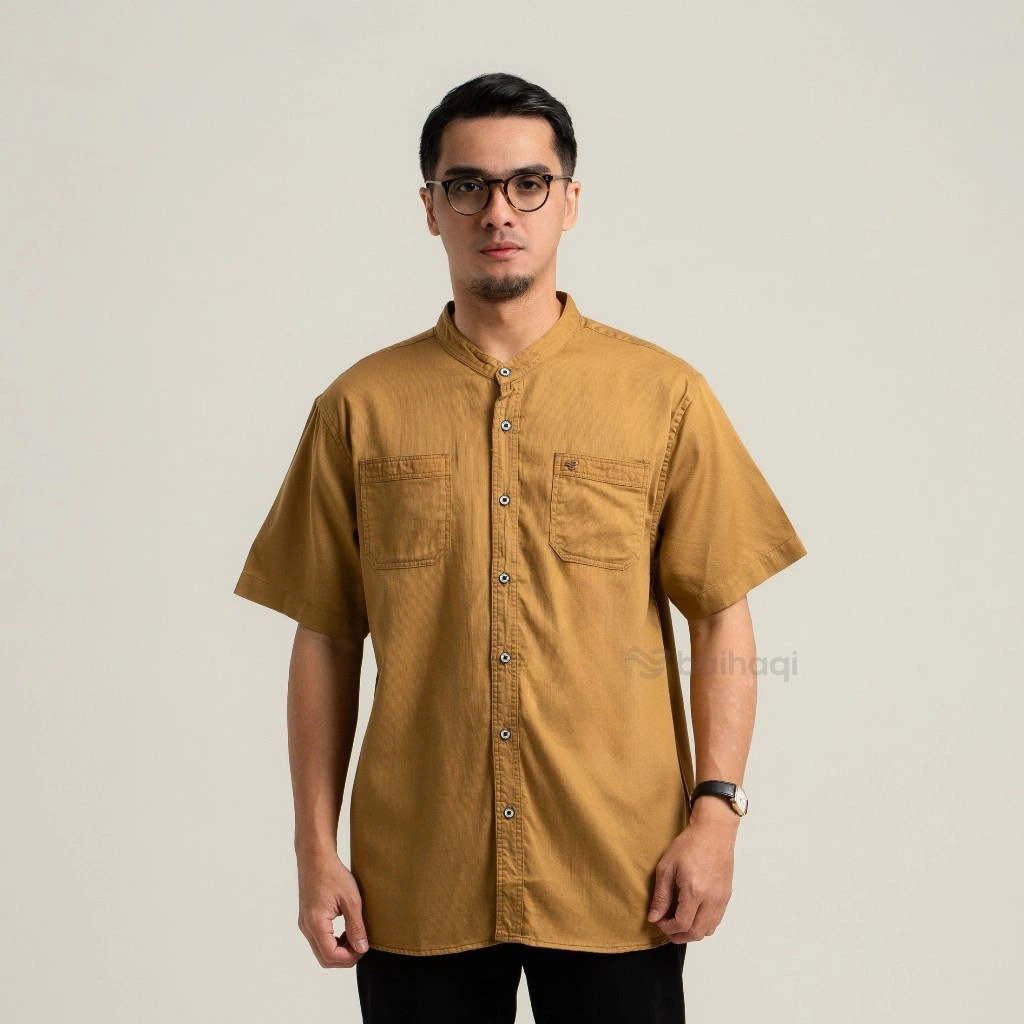 Baihaqi Kemeja Koko Unaizah Lengan Pendek BKK34