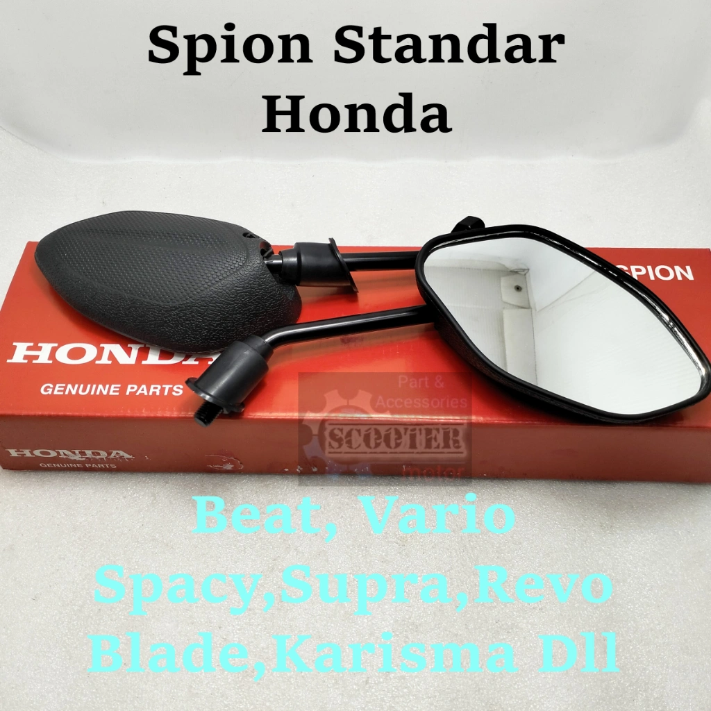 KACA SPION MODEL STANDAR HONDA BEAT VARIO SUPRA REVO SPACY Bisa Semua Motor Honda PRESISI DAN AWET
