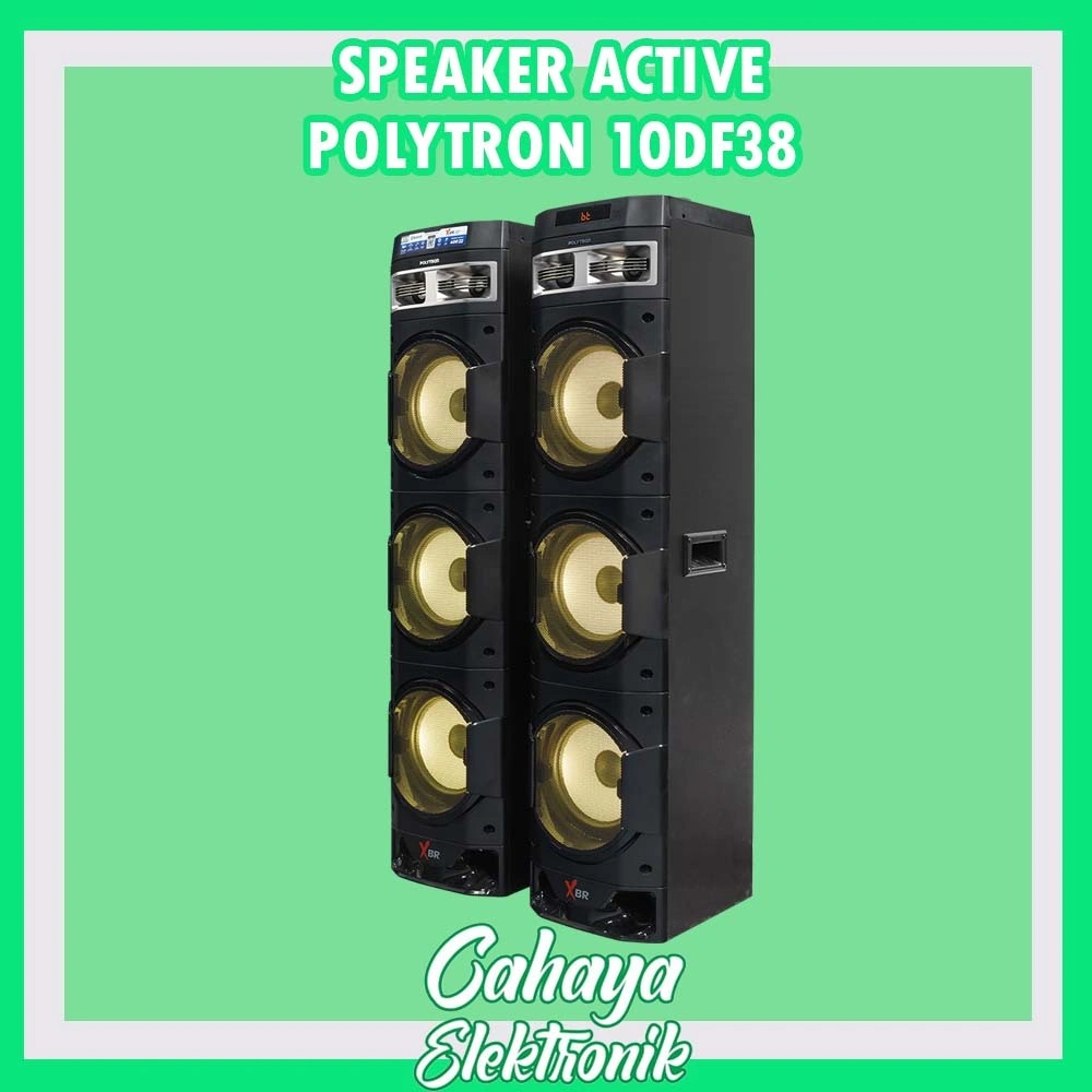 SPEAKER AKTIF POLYTRON PAS 10DF38 AS10DF38 10DF38 BLUETOOTH ORIGINAL GARANSI RESMI
