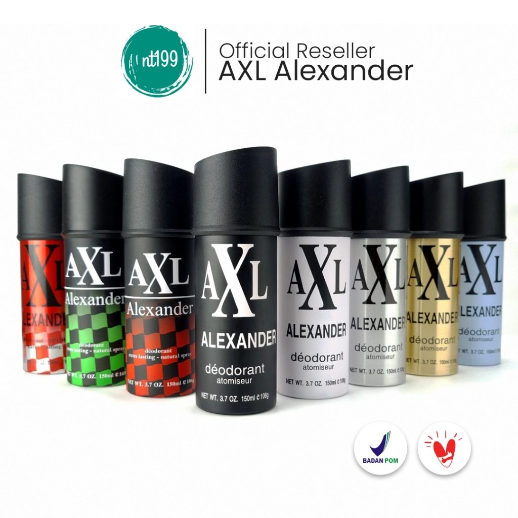 AXL Alexander Deodorant Spray 150ml BPOM