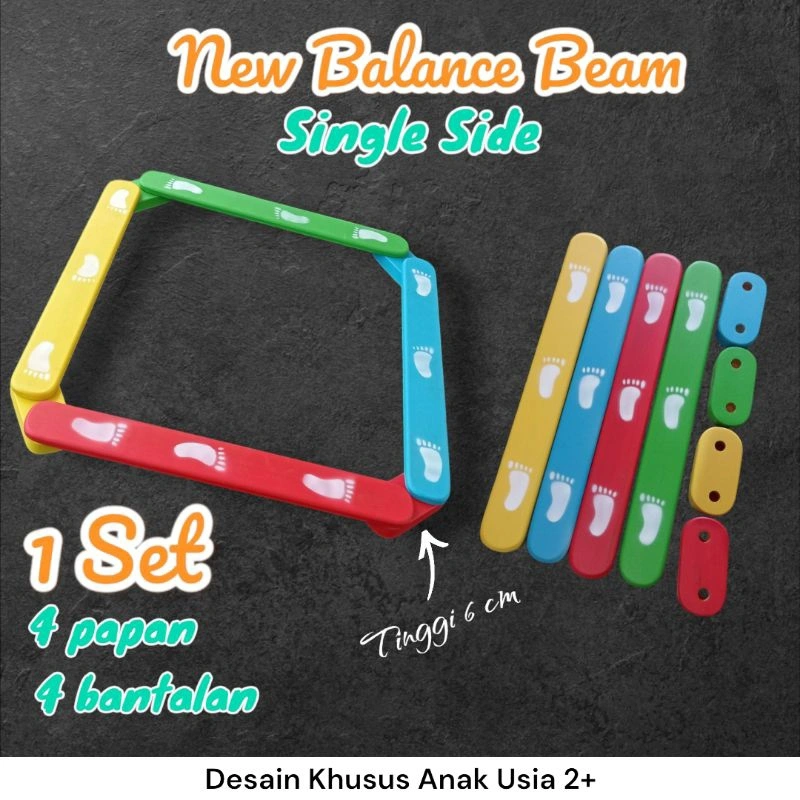 Wooden Toys Balance Beam Papan Titian / Papan Keseimbangan/ Terapi Anak