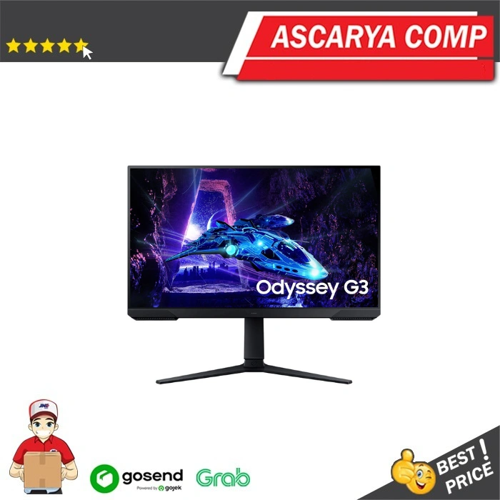 Monitor Gaming Samsung Odyssey G3 G30D LS24DG302 FLAT VA FHD 180Hz LS24DG302EEXXD