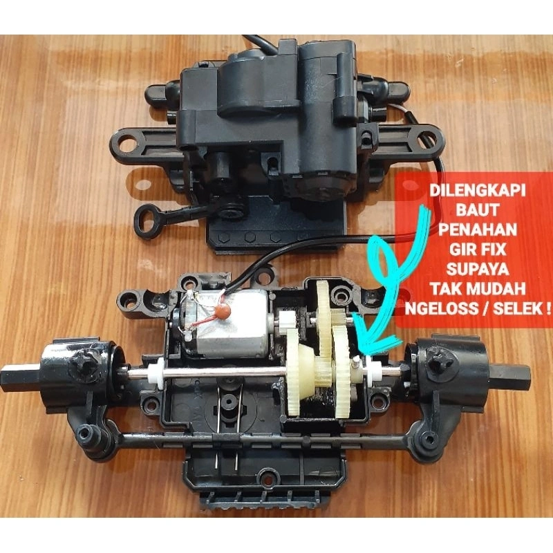 GIR BOX SET RC CLIMBING CAR 4X4 SCALE 1:14 SPRAY, GIRBOX, GARDAN, CONROAD, HEX, SERVO, JOIN ARM, MODIF PASANG PATEK ANTI NGELOS | BIG FOOT MONSTER 6WD HENGJIAN