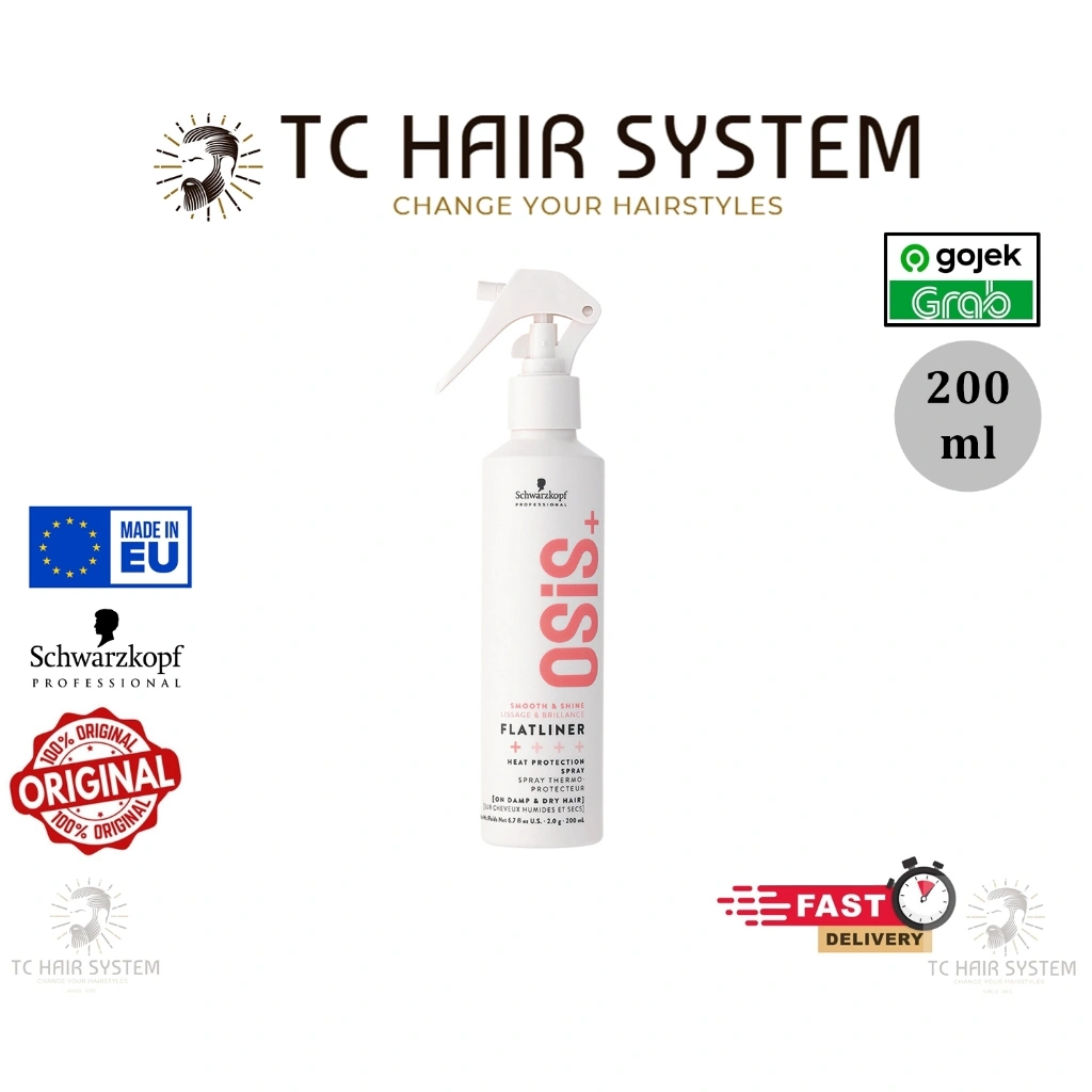 Schwarzkopf Osis Flatliner Heat Protection Spray 200ml / Hair Spray Osis