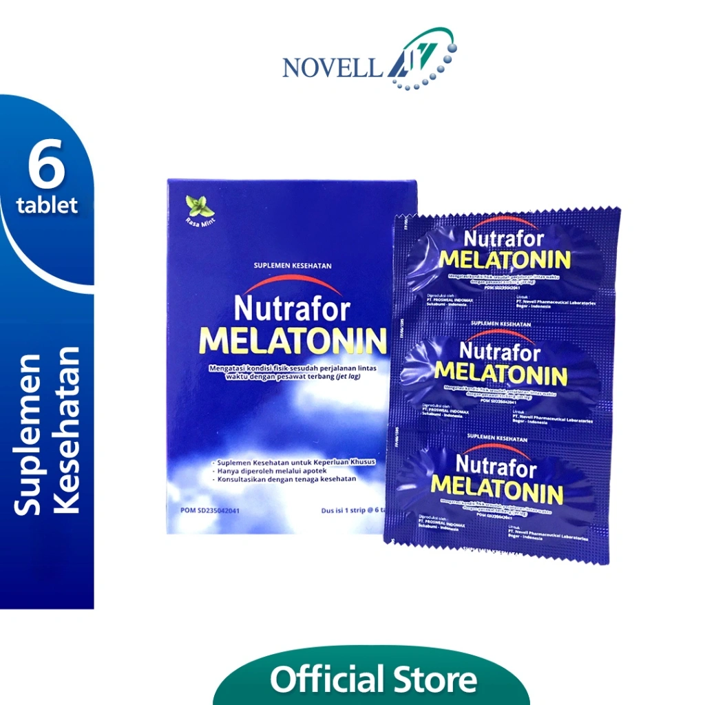 Nutrafor Melatonin - Membantu Mengatasi Kesulitan Tidur
