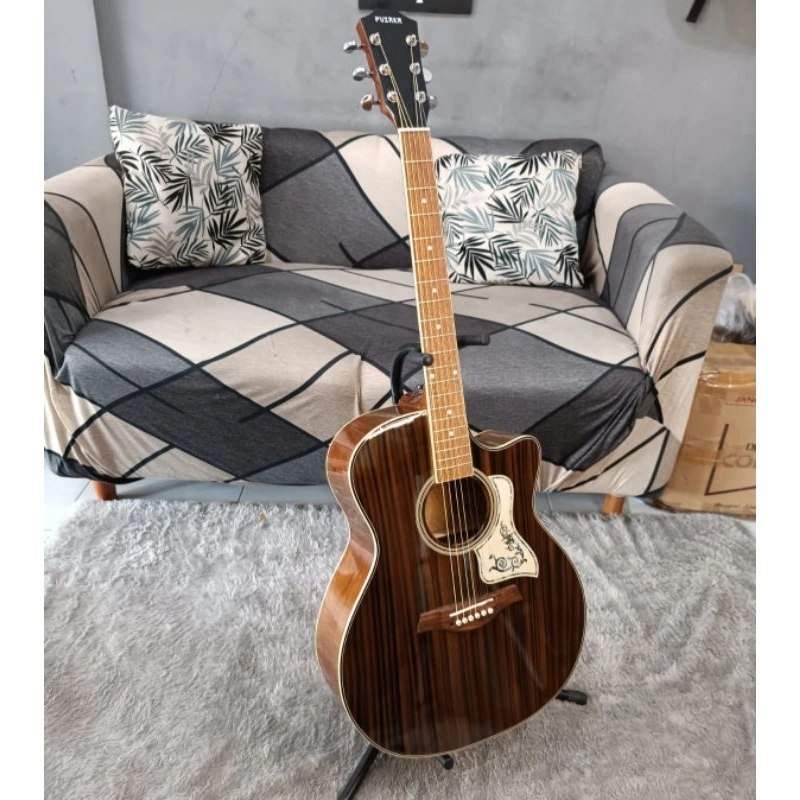 Gitar akustik PUZAKA  type T100 original. tersedia yang elektrik dan non elektrik