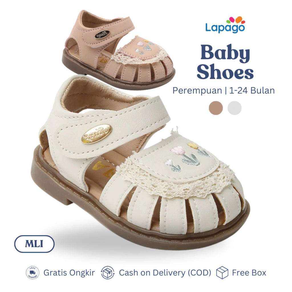 LAPAGO FREE BOX Sepatu Sandal Gladiator Anak Bayi Perempuan Pesta Elegant 1 - 24 Bulan MLI
