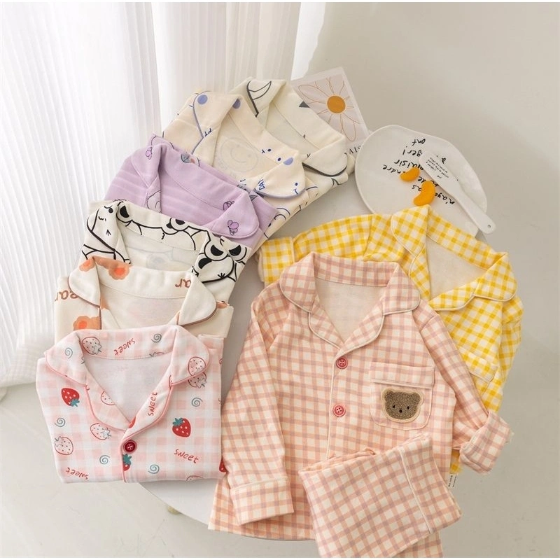 BABYNEEDS Piyama Anak Unisex Setelan Anak Baju Tidur Anak Unisex