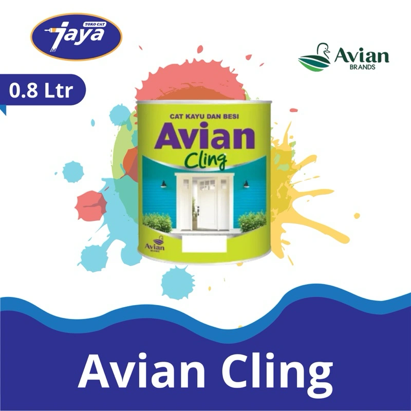 CAT AVIAN MINYAK CLING Cat kayu dan Besi 1KG 1 Kg Warna Terlengkap