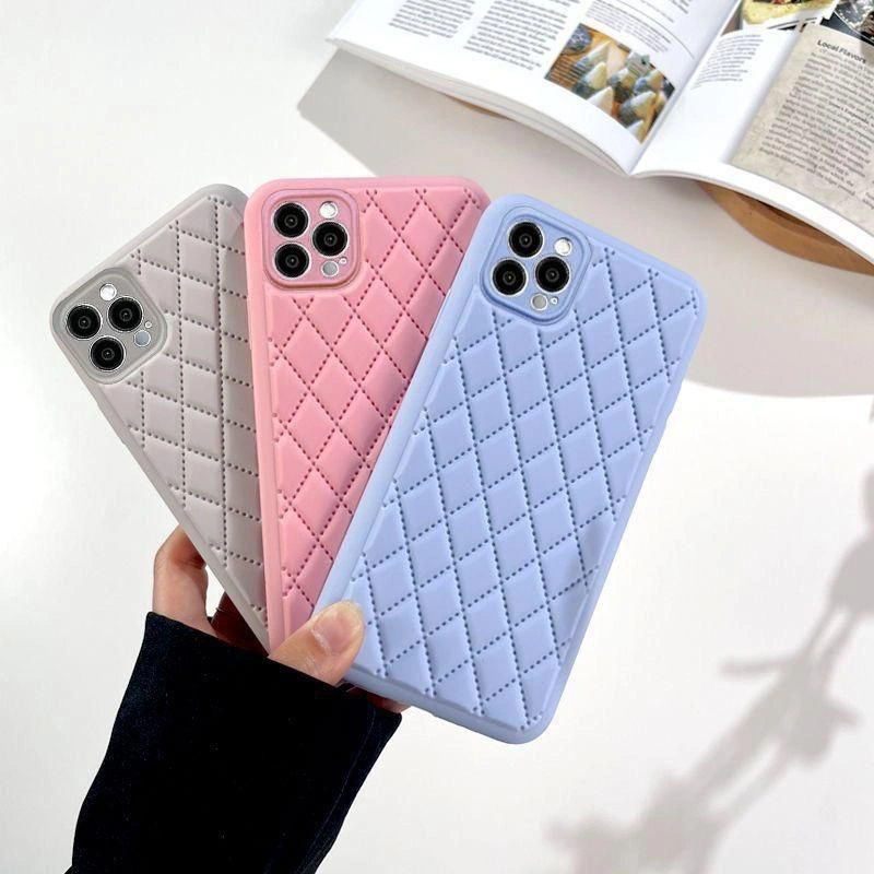 Case For VIVO Y29 4G Y02 Y02T Y12 Y15 Y17 Y15S Y01 Y16 Y17S Y18 Y03 Y20 Y12S Y20S Y21S Y21T Y33S Y22 Y28 Y35 Y36 Y27S Y38 Y30 Y50 Casing Silikon Luxury Diamond Rhombic Anti Jamur Sofcase Casing Hp BD9383