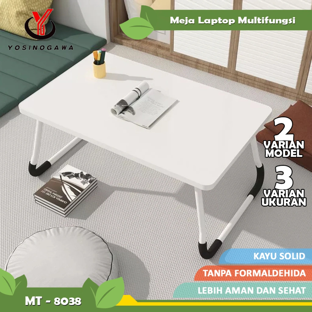 YOSINOGAWA - Meja kecil siswa dapat digunakan sebagai meja Laptop meja belajar meja lipat serbaguna
