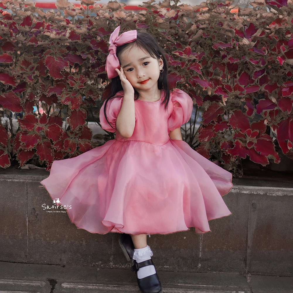 SAOIRSE'S Aurora - Dress Anak Gaun Princess Cinderella Korean Style Usia 2-8 Tahun Pesta Lebaran Birthday
