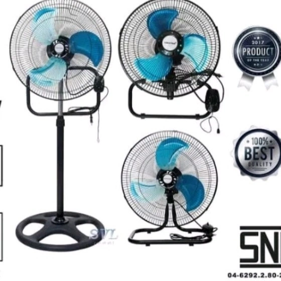Kipas Besi Tornado 18 Inch 3in1 / 12 Inch 2in1 Besar Hemat Daya