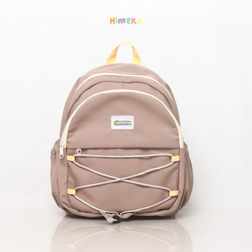 Himeku TAMAGO MEDIUM Backpack - Tas Sekolah Medium - Ransel Kanvas Wanita