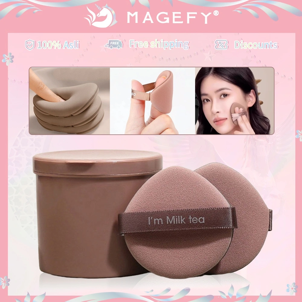 MAGEFY 7 Pcs Kepulan Riasan Air Cushion Tidak Ada Bedak Yang Menempel, Mudah direndam, Lembut Dan Elastis Dry Wet Dual-use Makeup Tools 1306