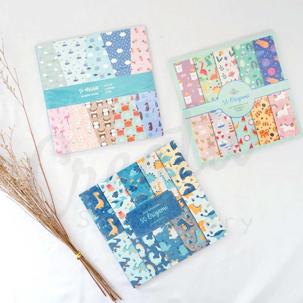 Kertas Lipat Origami Washi Pattern Series 15X15 INA CREATIVE