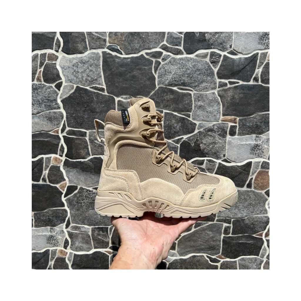 Sepatu Combat Boots SPIDER 8inci - GURUN / DESERT TAN