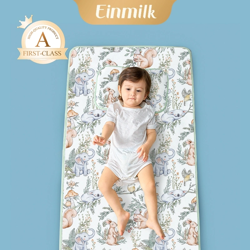 Matras Bayi  Matras Sutra Es Untuk Anak-Anak, Matras Tempat Tidur Bayi, Matras Sutra Khusus Taman Kanak-Kanak Yang Menyerap Keringat Dan Mudah Menyerap QMAC