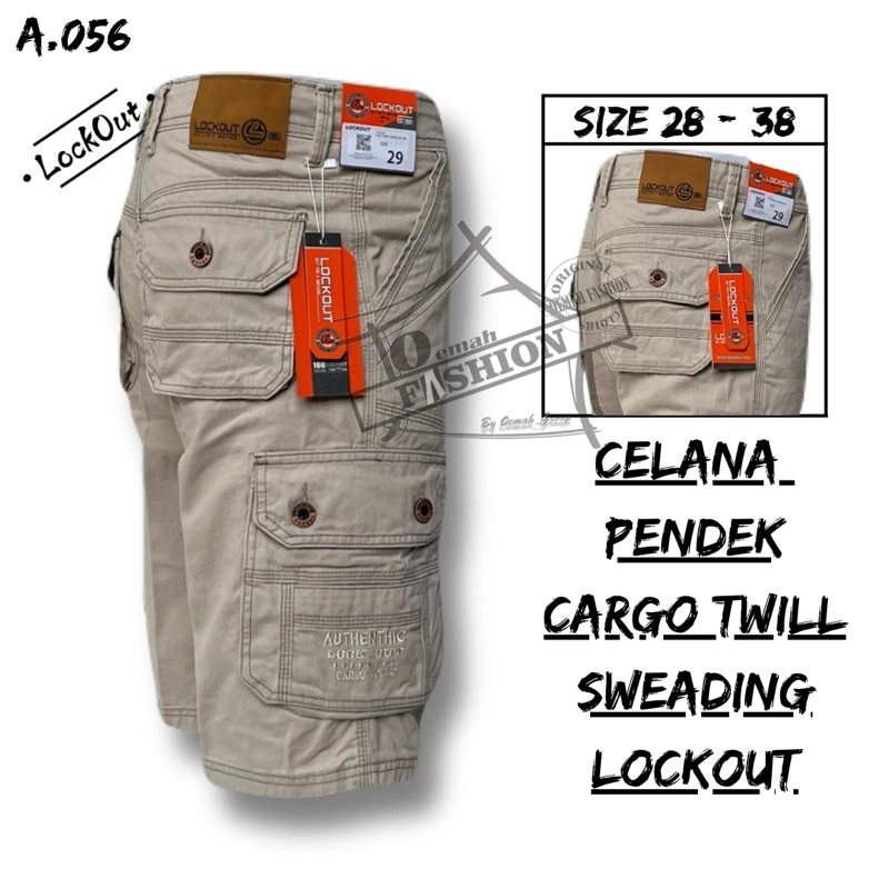 CELANA PENDEK CARGO PRIA ORIGINAL CELANA PENDEK KIMPOL CARGO PDL TWILL KATUN SWEDDING LOCKOUT