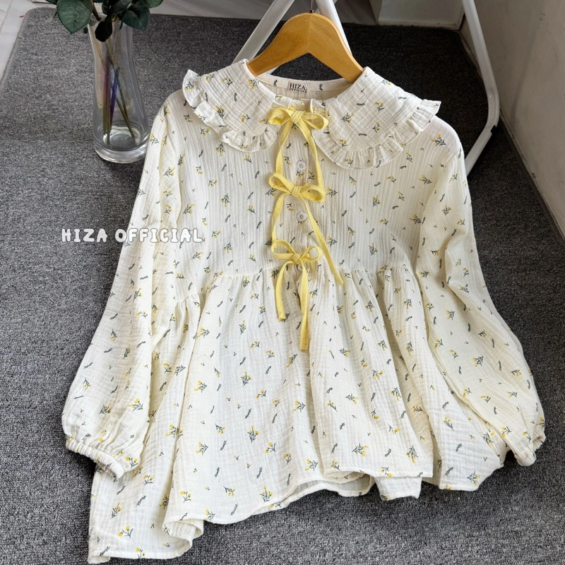 HIZA - LAILA BLOUSE | Blouse Pita Korean Style | Blouse terlaris