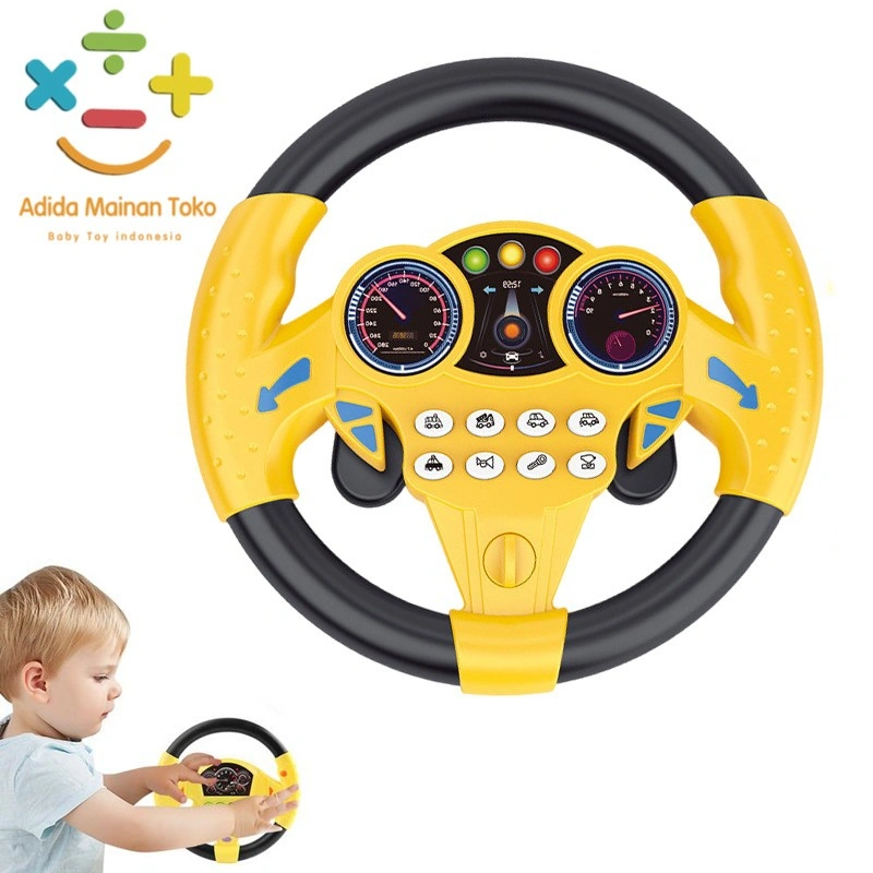 Adida Toys Mainan Setir Mobil Anak Steering Wheel Mainan Musik Edukasi Anak