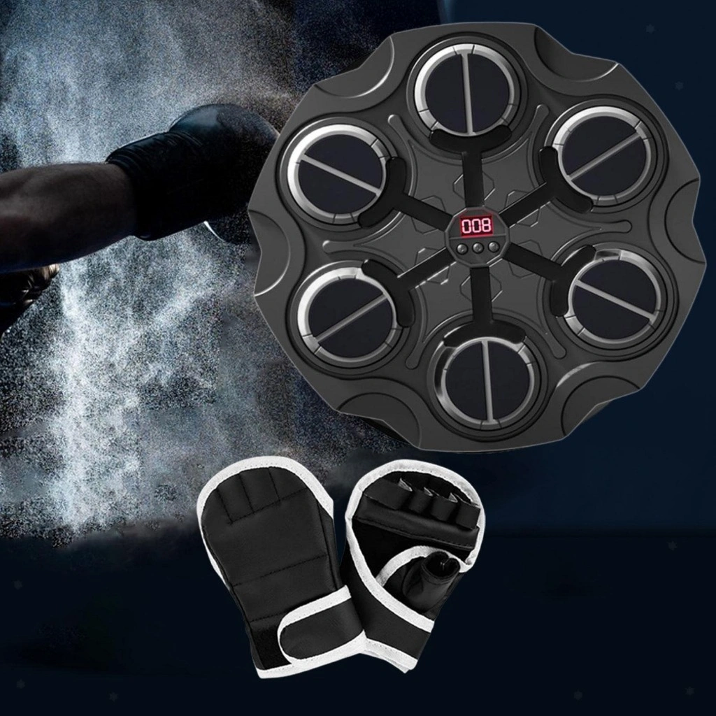 Mainan Speed Boxing Music Machine Target Bluetooth Musik Cahaya Digital Olahraga Latihan Tinju Anak Mesin Board Papan Tinju / Mesin Latihan Tinju Music Boxing Machine Training / SAMSAK MUSIK DINDING KOTAK TINJU BOXING MACHINE