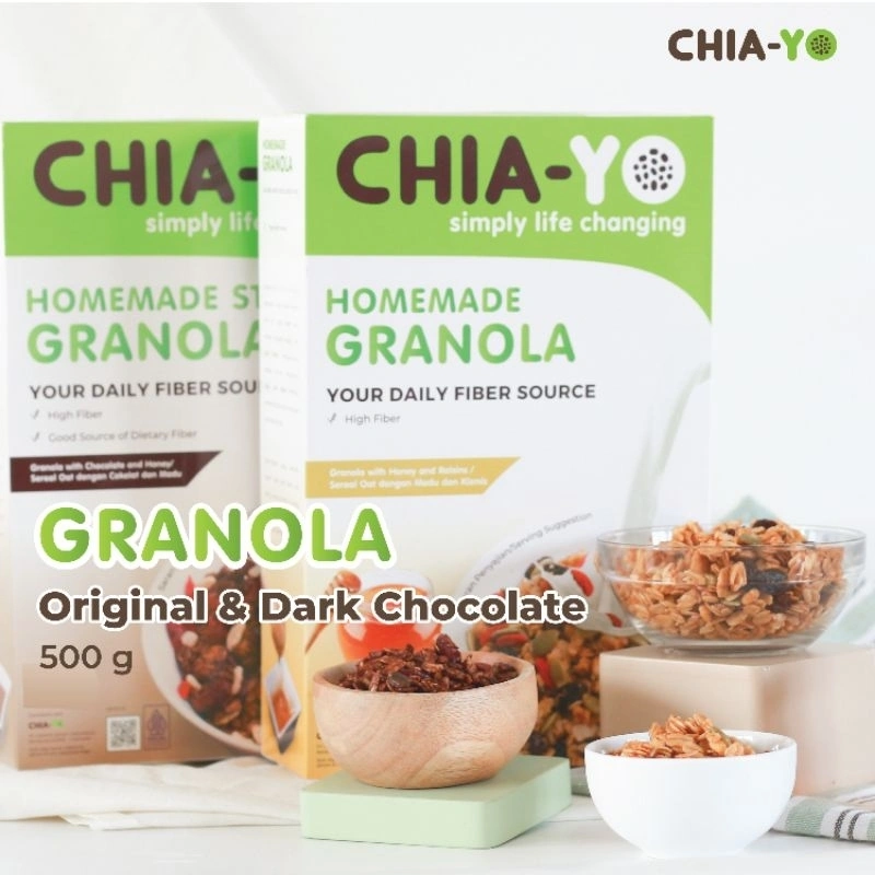 Chiayo Homemade Granola Original 500gr