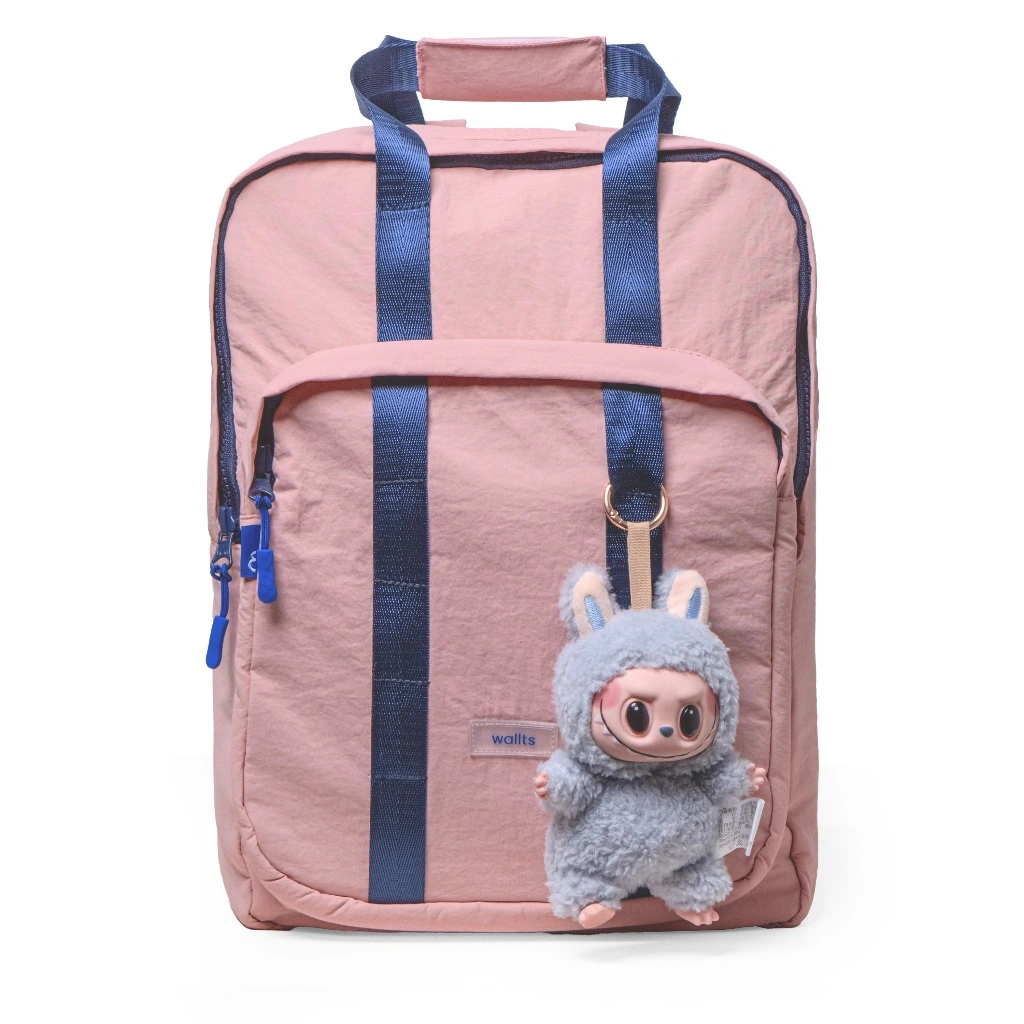 Wallts Verte Salmon - Backpack Tas Ransel Kerja Workbag Water resistant pria wanita
