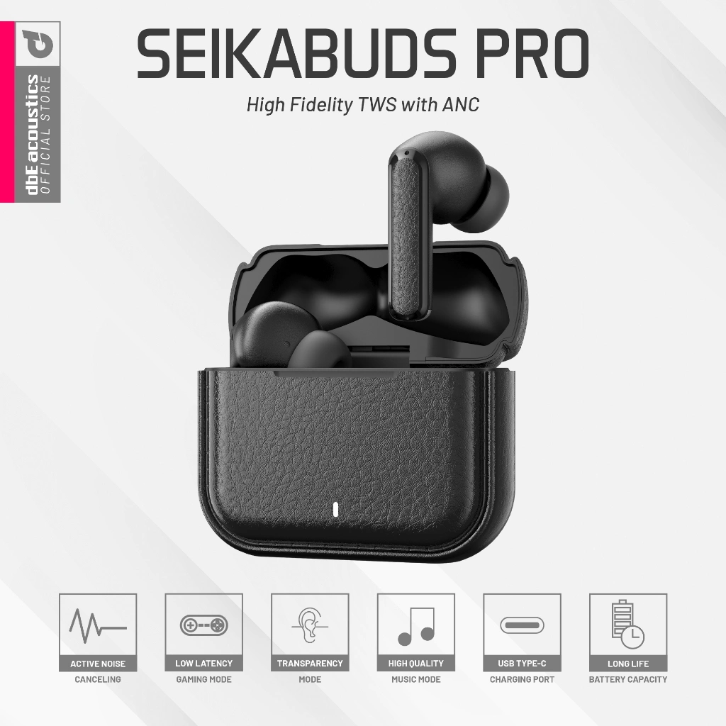 dbE Seikabuds Pro Hifi TWS ANC Wireless Earphone Gaming Mode