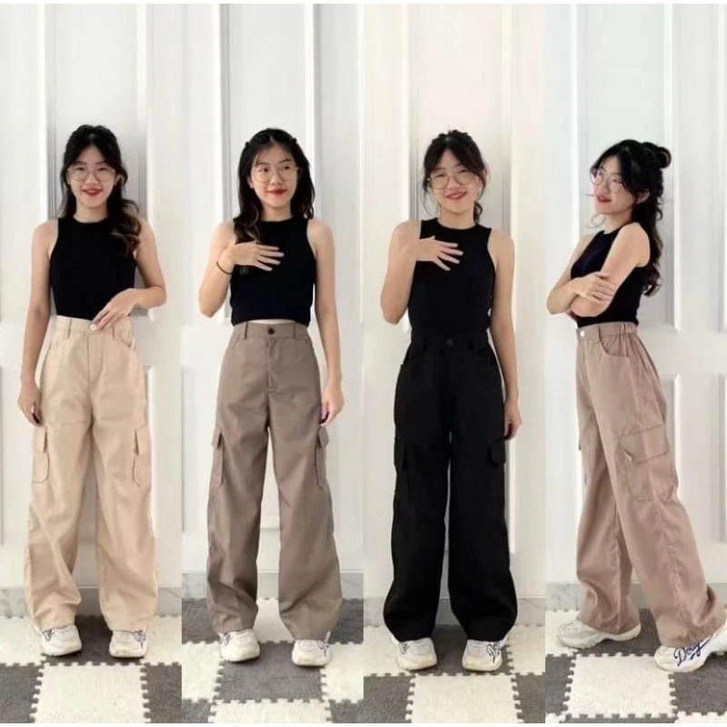 CELANA KULOT CARGO ANAK PEREMPUAN 8 - 16 TAHUN